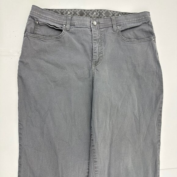 JM Collection Straight Leg Women's size 16 Gray Denim jeans - Picture 2 of 5